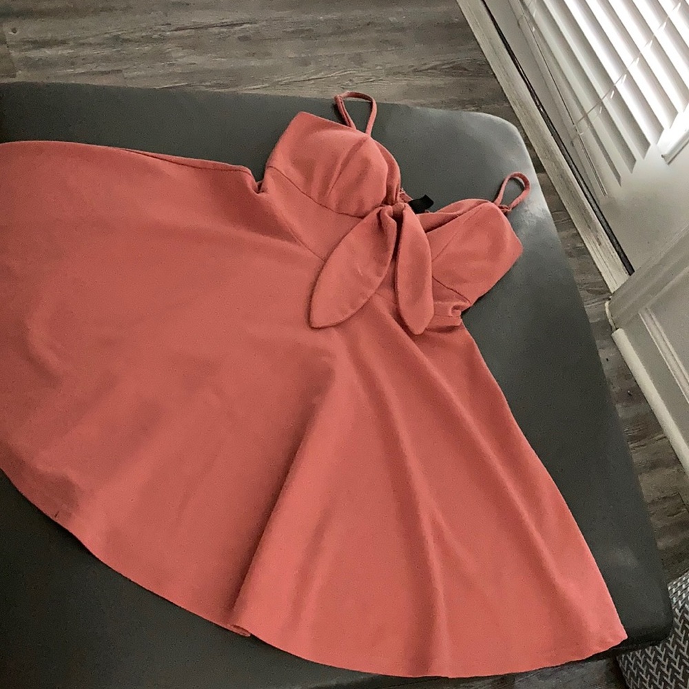 Pink Flowy Mini Dress